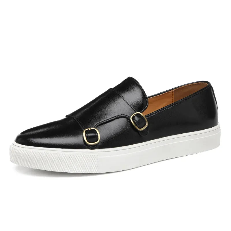 Jerald - Men's Loafers in Casual Leather Appearance