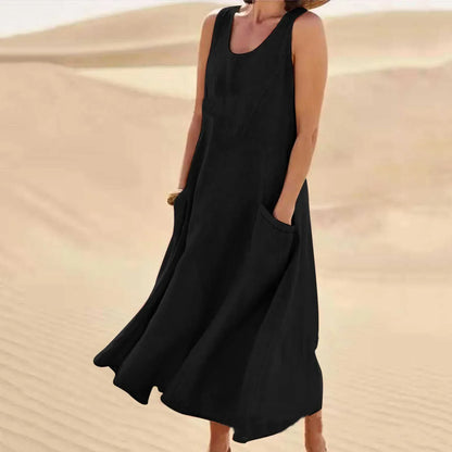 Thora - Comfortable Linen Dress