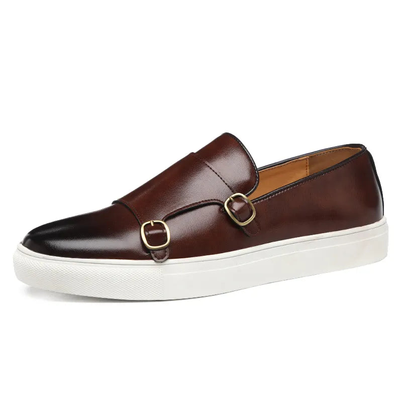 Jerald - Men's Loafers in Casual Leather Appearance