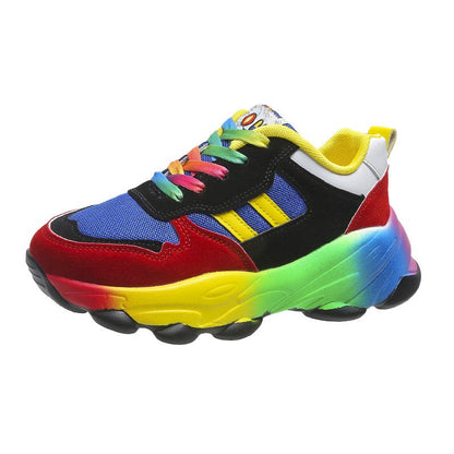 Jolie - Πολύχρωμα Sneakers με παχιά σόλα για γυναίκες