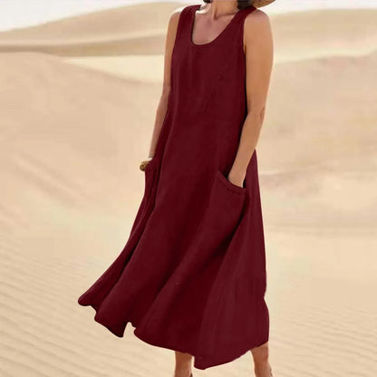 Thora - Comfortable Linen Dress