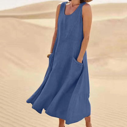 Thora - Comfortable Linen Dress