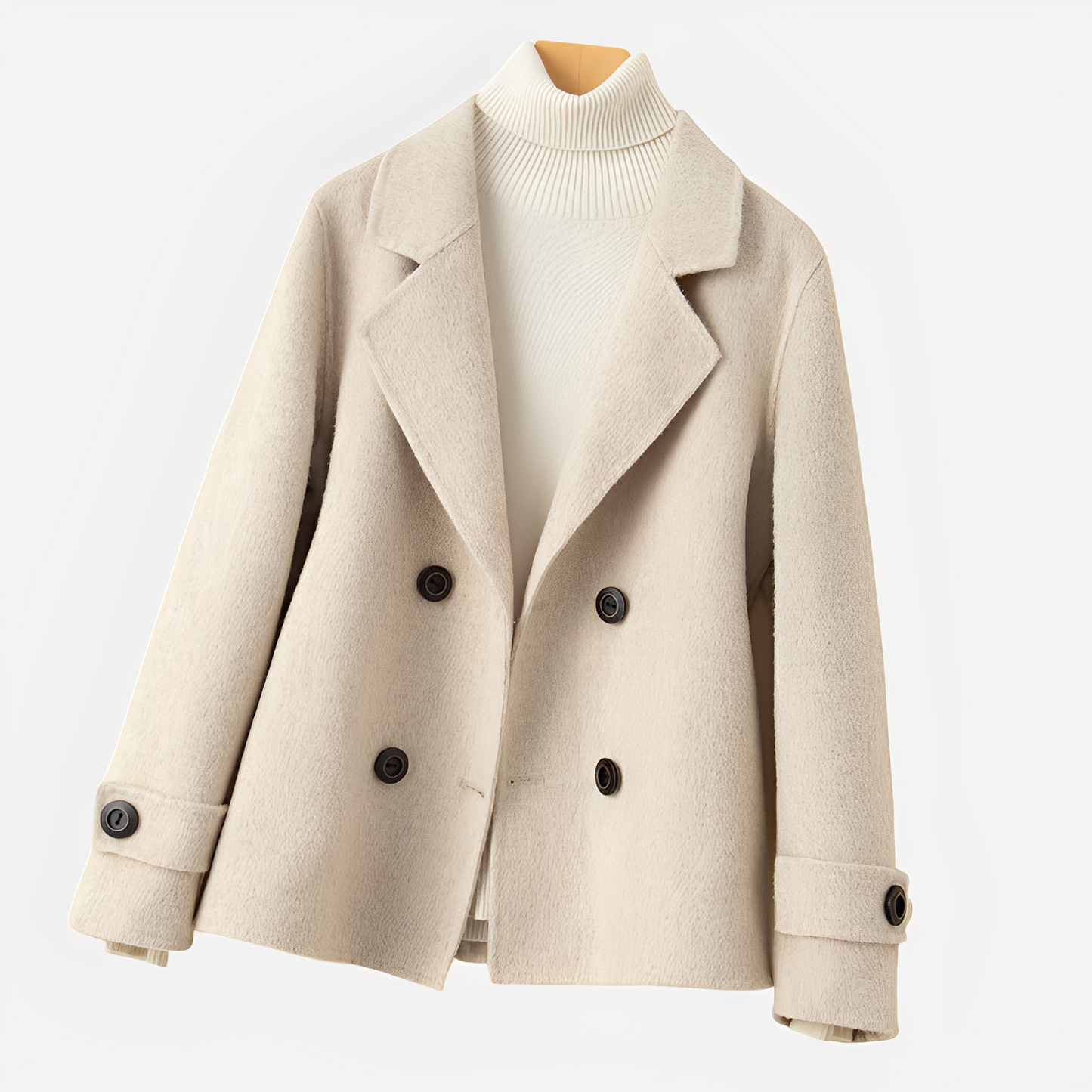 Sofia - Elegant short cashmere jacket for women