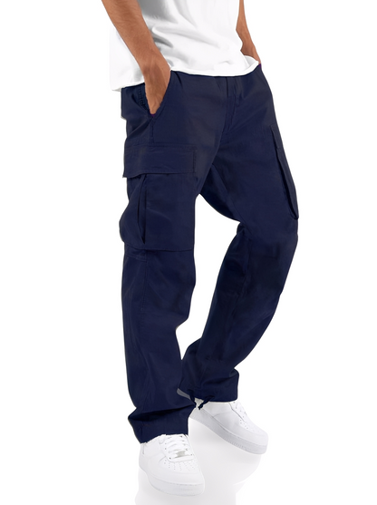 Cooper - Relaxed Cargo Pants with Drawstring for Men