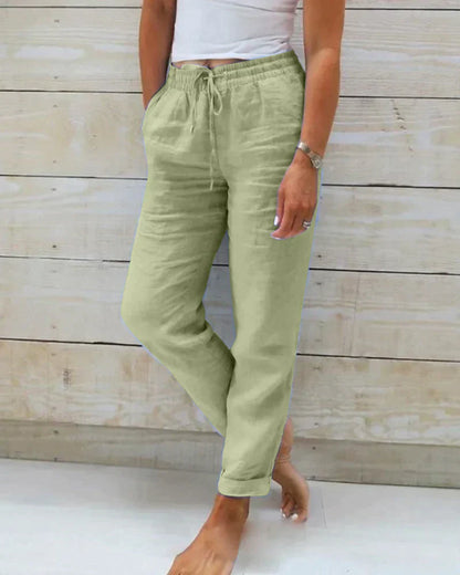 Stacy - Women's Linen Pants