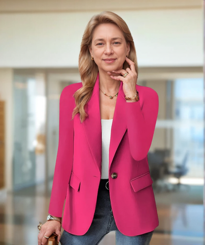 Thalia – Veste fine à manches longues avec revers