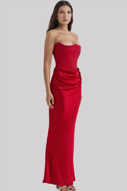 Elisabeth - Maxi dress with bare shoulders for an elegant look