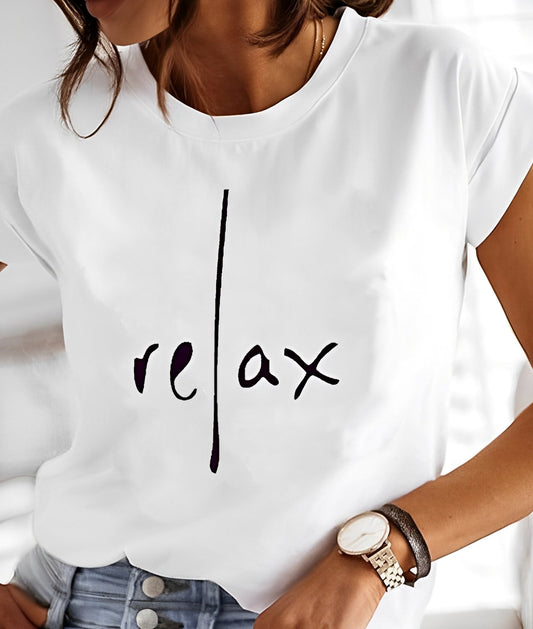 Nele – Καλοκαιρινό T-Shirt με Στρογγυλή Λαιμόκοψη