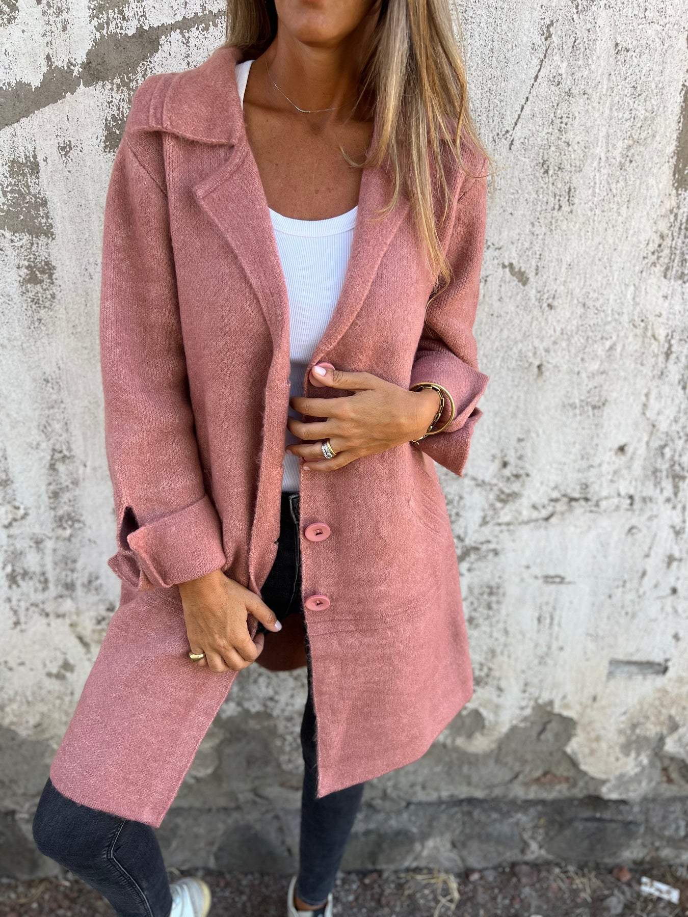 Diletta – Long Knitted Coat