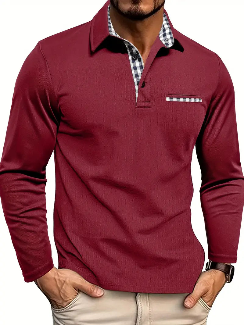 Wilfredo - Men's Summer Long Sleeve Polo Shirt
