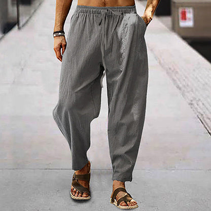 Titus - Men's Beach Pants Made of Cotton and Linen