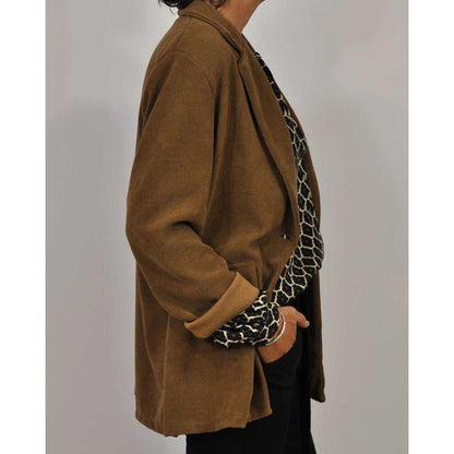 Meriva - Χαλαρή Μπλούζα με V-Λαιμόκοψη και Κουμπιά για Γυναίκες