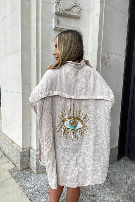 Giada – Κιμονό Κεντητό Oversize