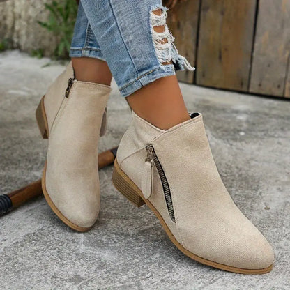 Klara – Ankle Boots with Zipper