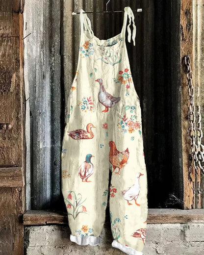 Sienna – Casual ολόσωμη φόρμα με animal print