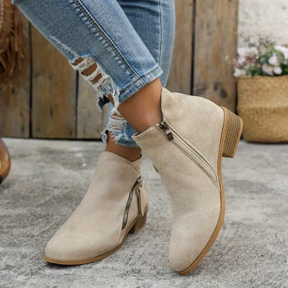 Klara – Ankle Boots with Zipper