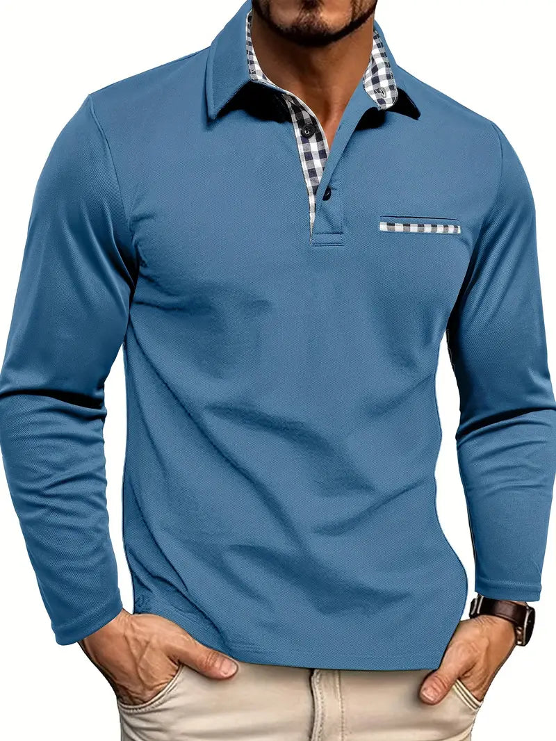 Wilfredo - Men's Summer Long Sleeve Polo Shirt