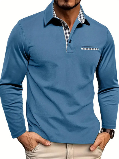 Wilfredo - Men's Summer Long Sleeve Polo Shirt