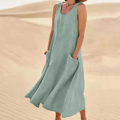 Thora - Comfortable Linen Dress