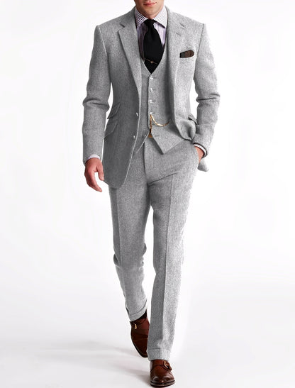 Desmond - Φορμάλ τριμερής τουίντ σμόκιν για άνδρες