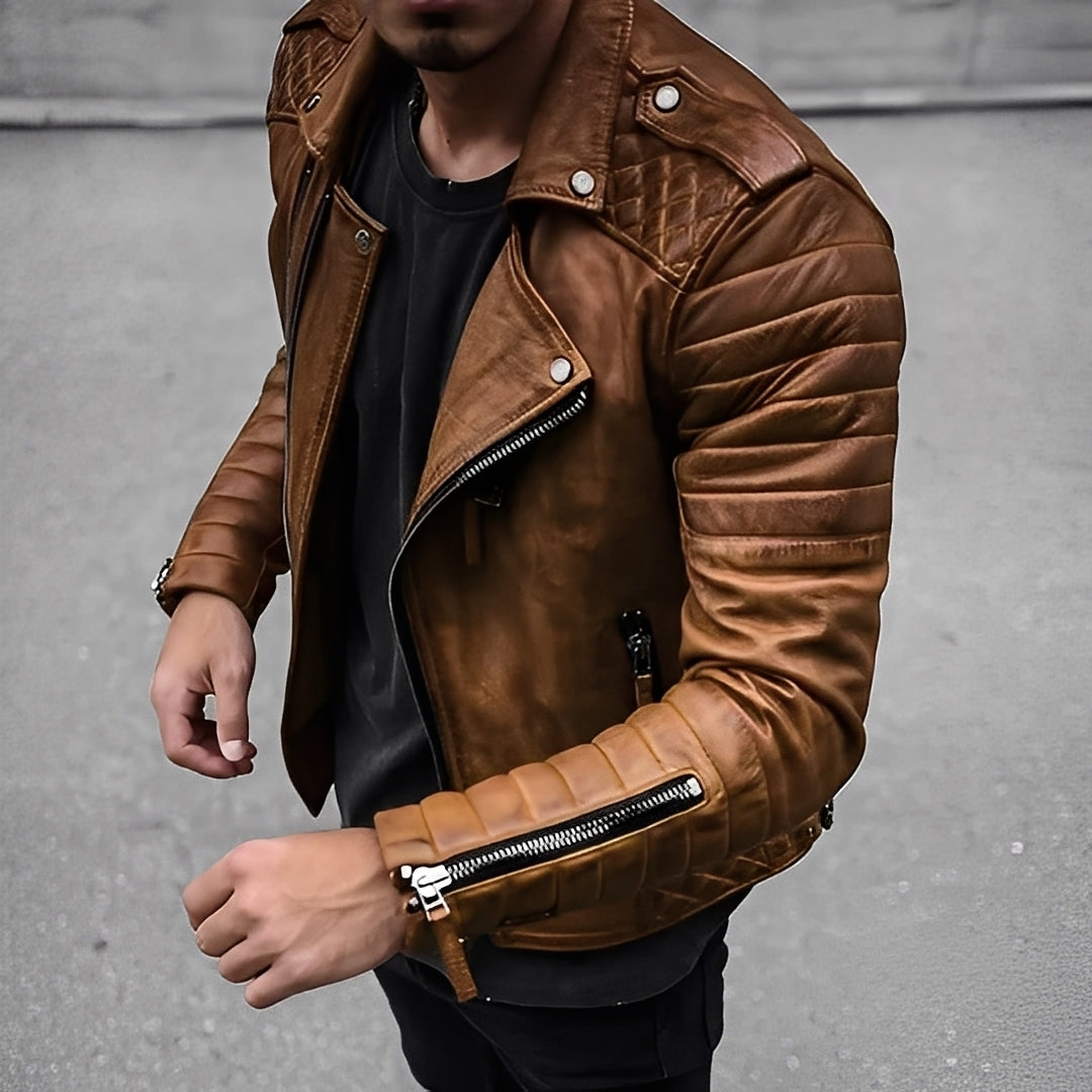 Easton - Retro Leather for Men in Stylish Design