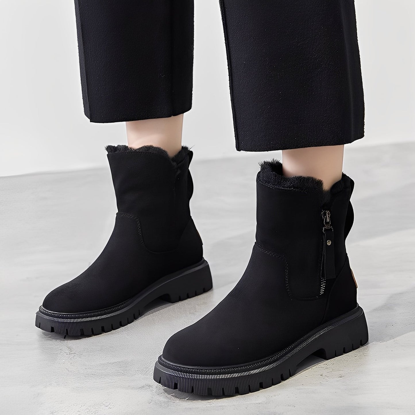Raschelle - Stylish, lightweight, fleece-lined boots for women