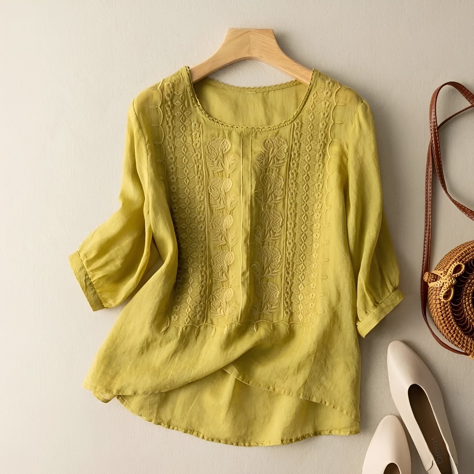 Daniyal - Loose Embroidery Blouse