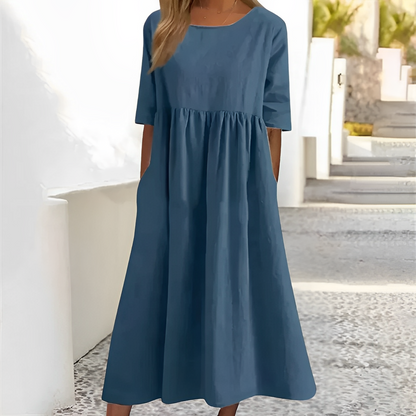 Niva – Robe midi aérienne pour les journées chaudes
