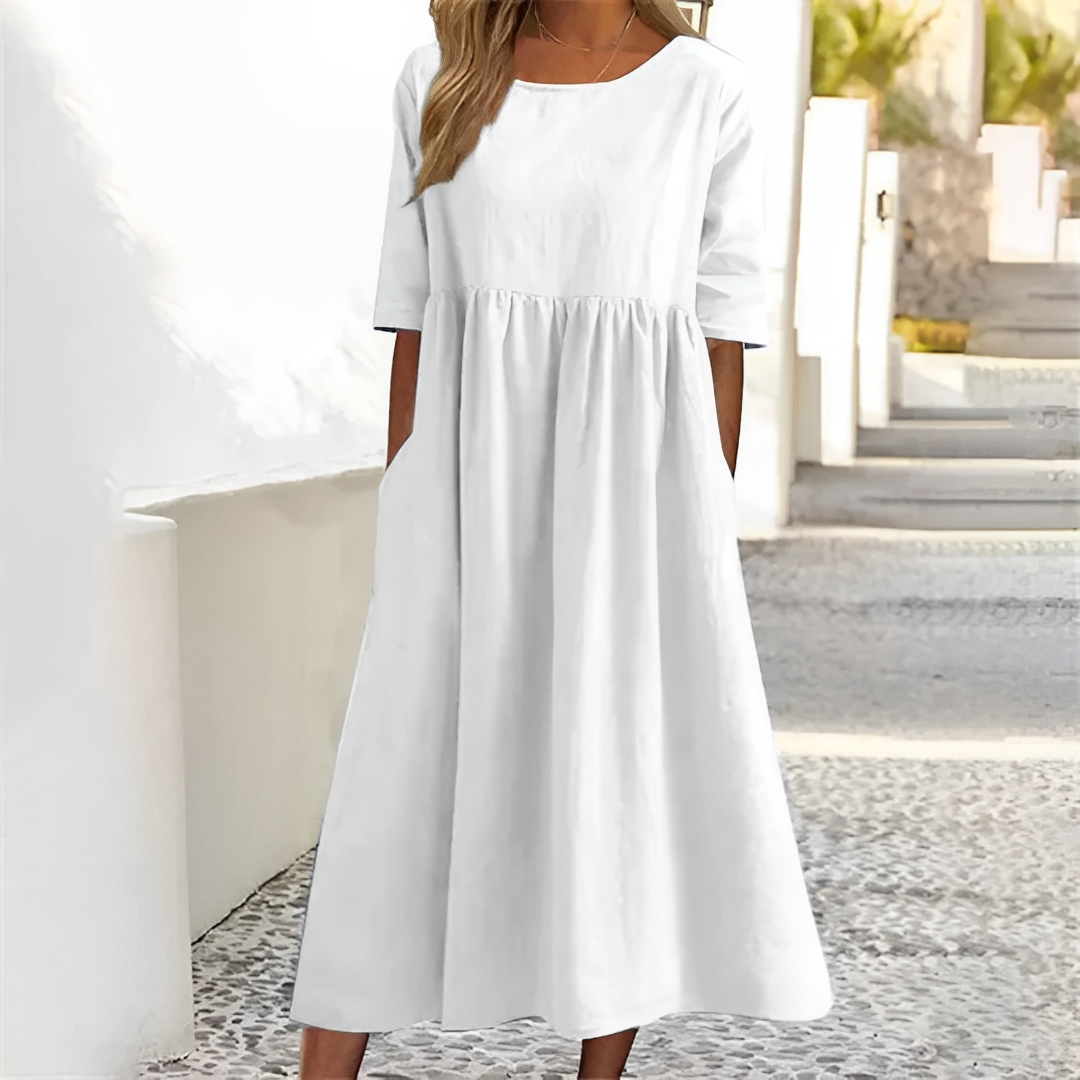 Niva – Lightweight warm mid-length dress for women