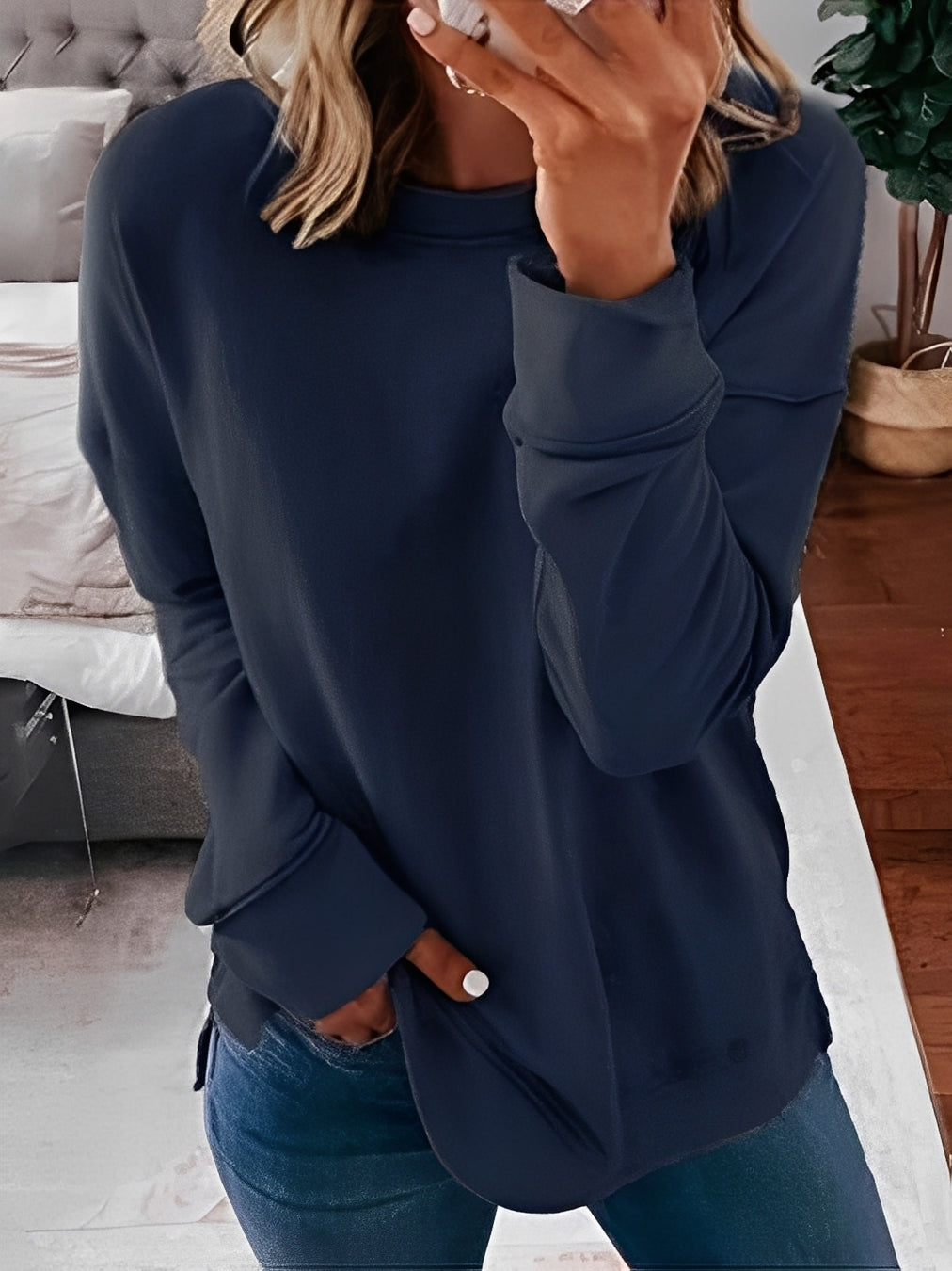 Charnette - Χαλαρό Ρετρό Πουλόβερ για Γυναίκες