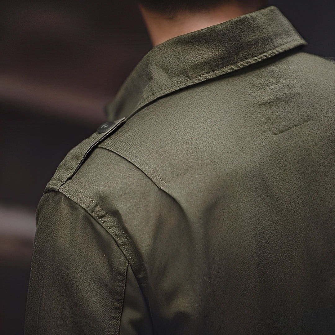 Arnold - Classic washed jacket with pockets for men