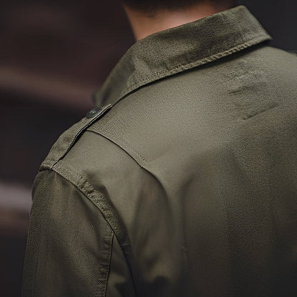 Arnold - Classic washed jacket with pockets for men