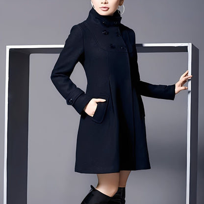 Maree - Χαλαρός μανδύας με κουκούλα και πλαϊνές τσέπες για γυναίκες