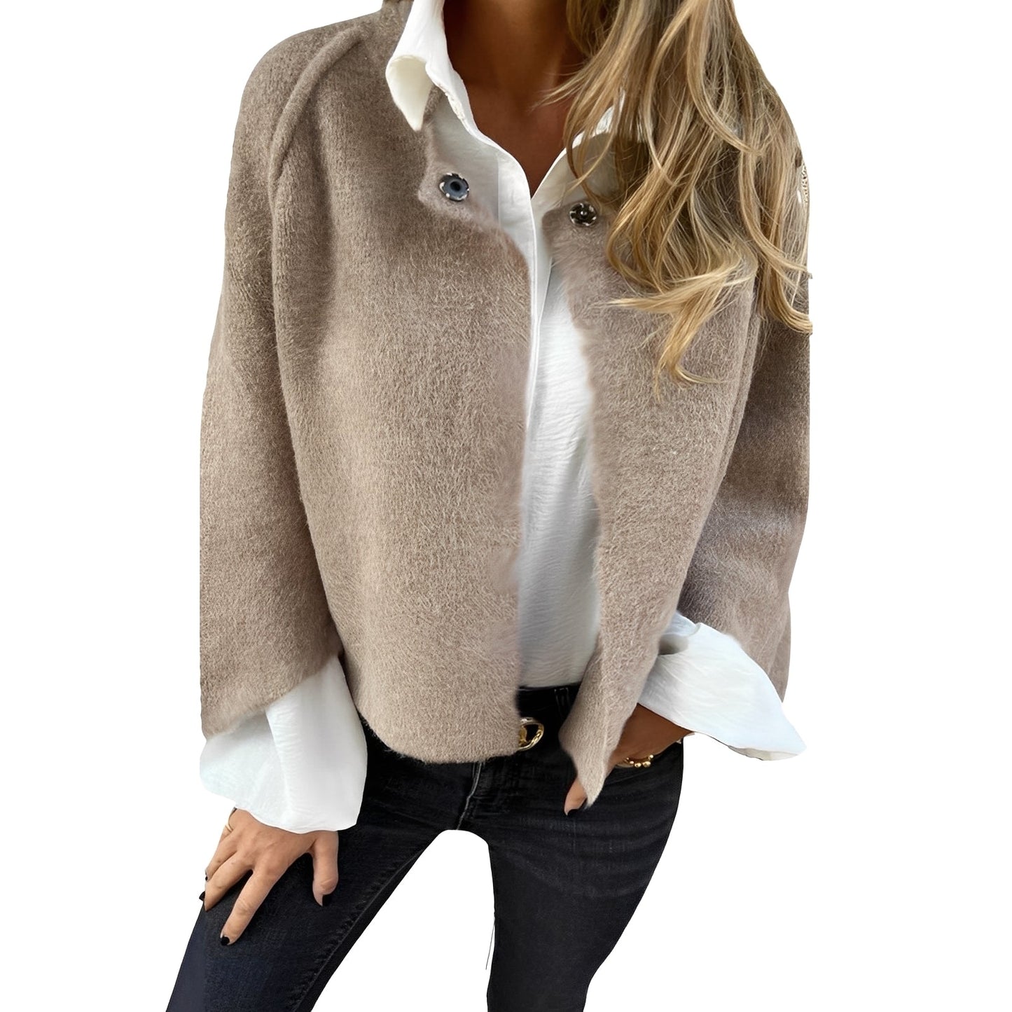 Rowena - Modern short cardigan for women