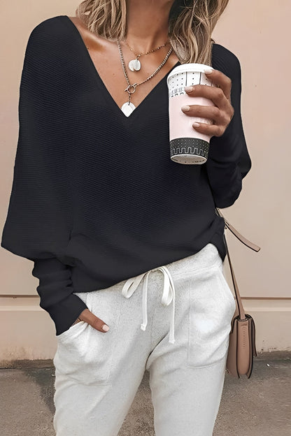 Regena - Χαλαρό μακρυμάνικο μπλούζα για γυναίκες