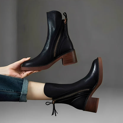 Destini - Stylish leather boots for women
