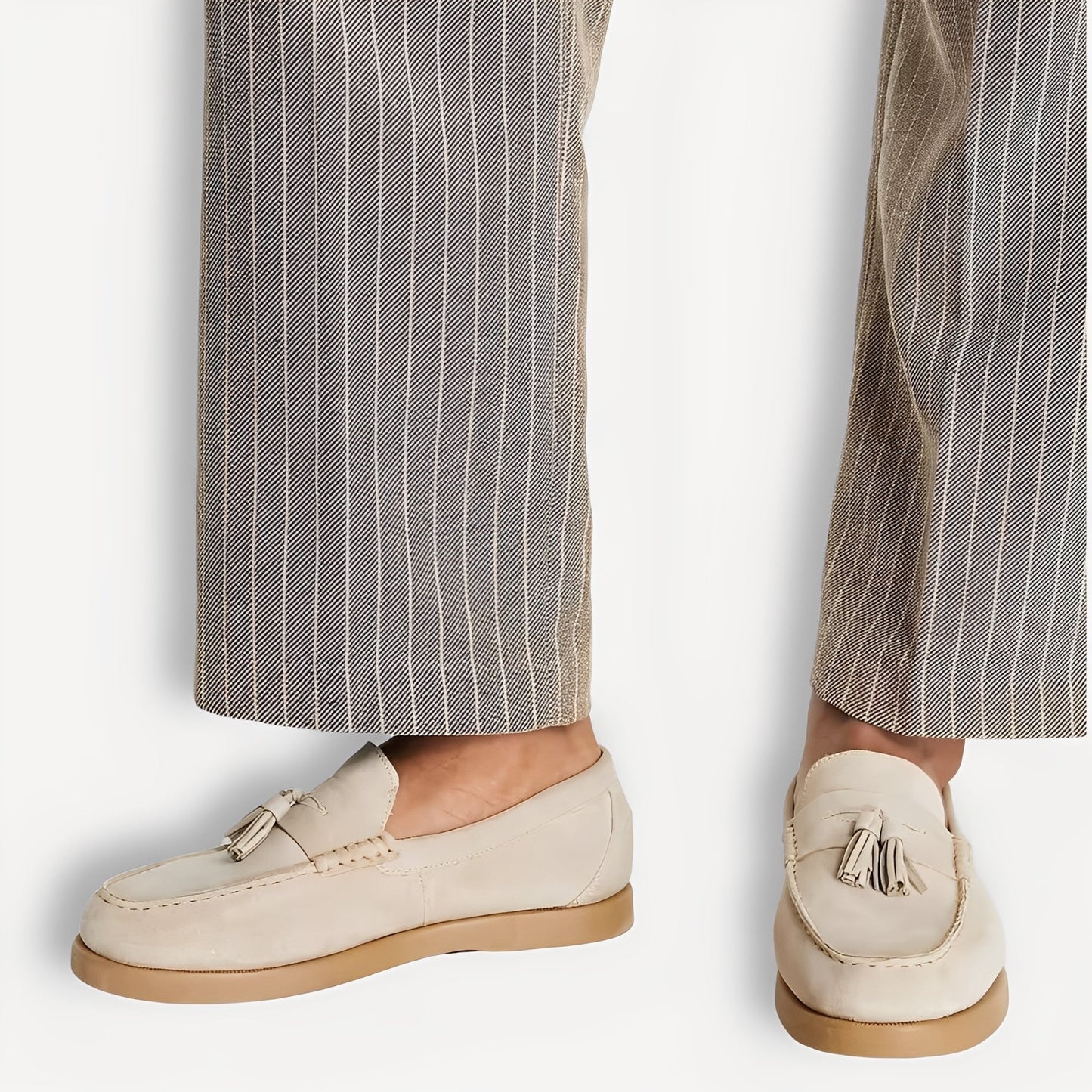 Dixon - Everyday moccasins with fringes for men
