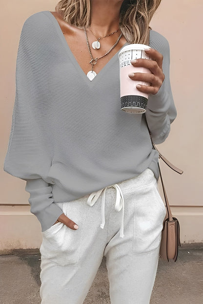 Regena - Χαλαρό μακρυμάνικο μπλούζα για γυναίκες