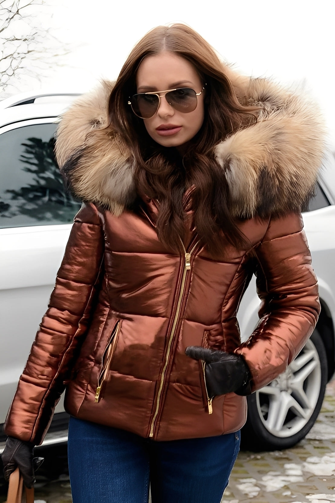 Tiffany - Stylish, warm down jacket for women