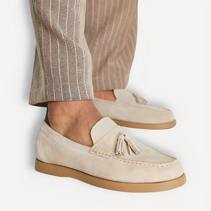 Dixon - Everyday moccasins with fringes for men