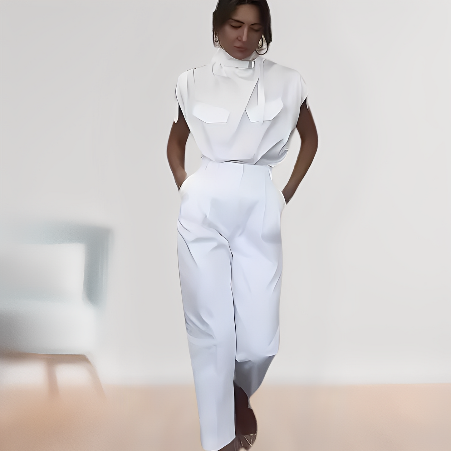 Leona – Στυλάτη αμάνικη ολόσωμη φόρμα