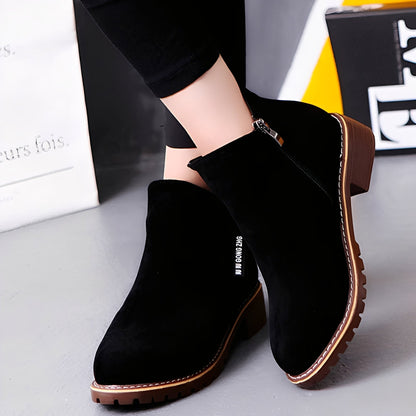 Chantelle - Elegant Suede Ankle Boots for Women