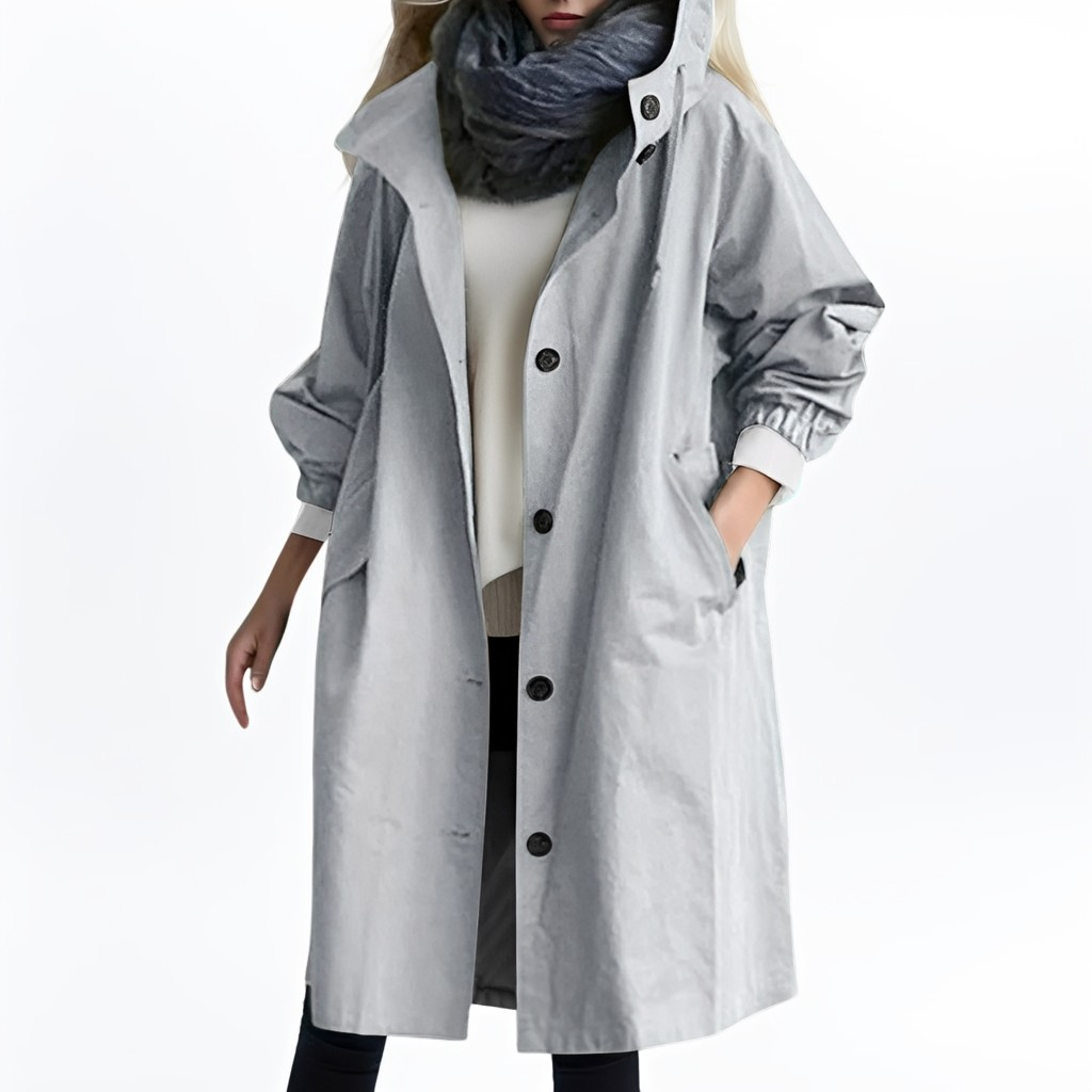 Shawna - Μακριά, αδιάβροχη κουκούλα για γυναίκες