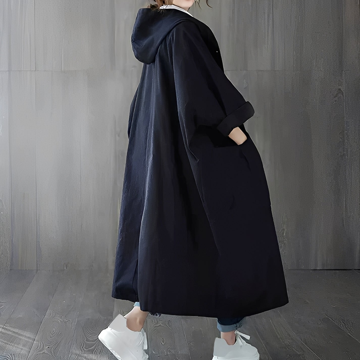 Myranda - Modern Trenchcoat with Pockets for Women