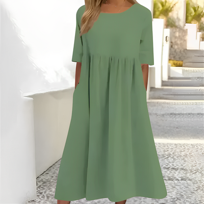 Niva – Robe midi aérienne pour les journées chaudes