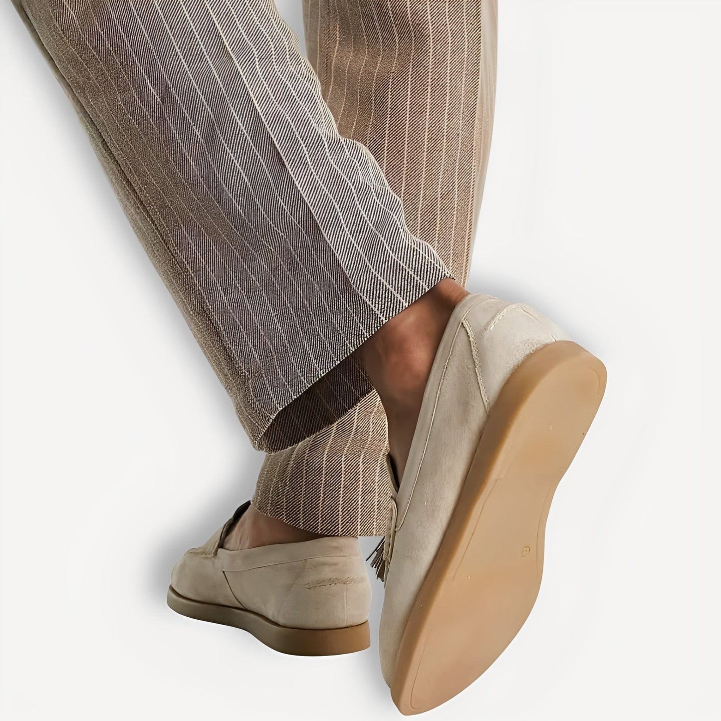 Dixon - Everyday moccasins with fringes for men