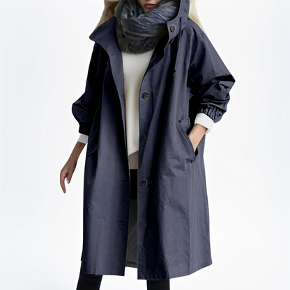 Shawna - Μακριά, αδιάβροχη κουκούλα για γυναίκες