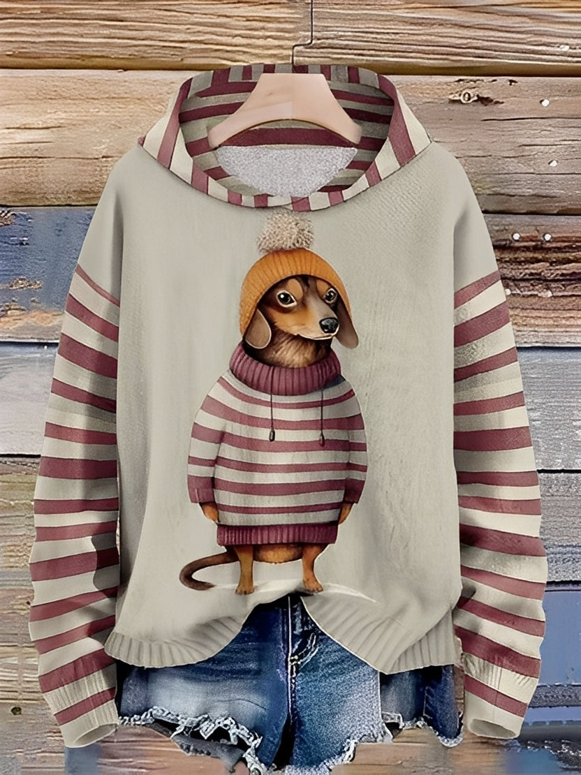 Geffrey - Comfortable Hoodie with Print for Men