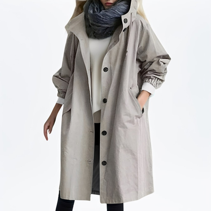 Shawna - Μακριά, αδιάβροχη κουκούλα για γυναίκες