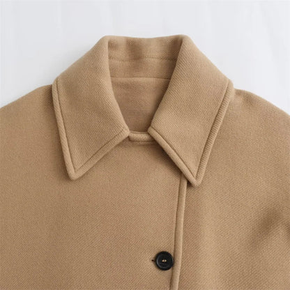 Malia - Women's Coat Made of Cashmere Wool